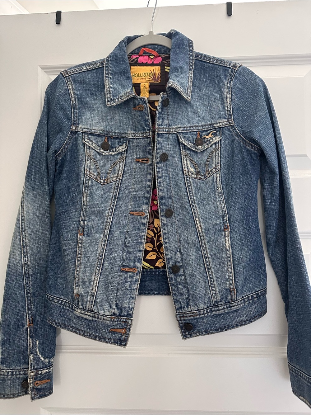 Hollister Faded Blue Jean jacket